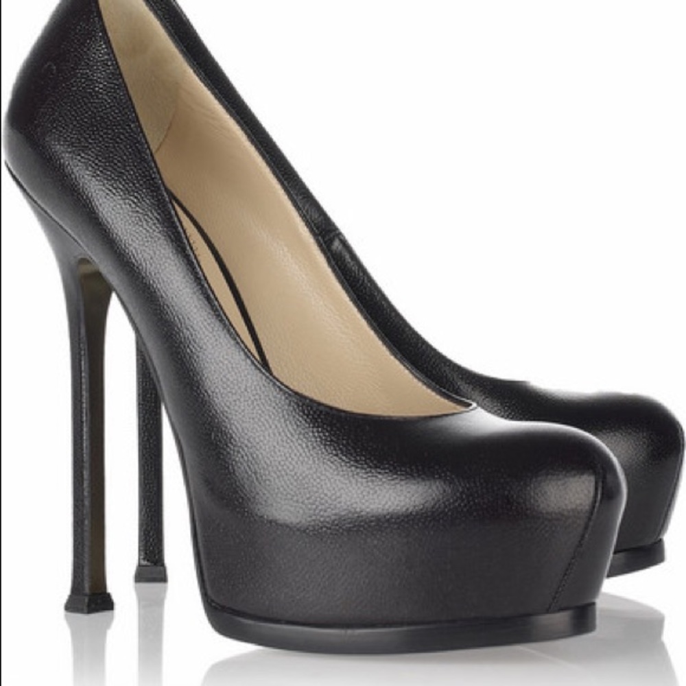 Yves Saint Laurent tribute Two textured leather